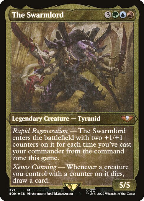The Swarmlord - Warhammer 40,000 Commander Mythic Card