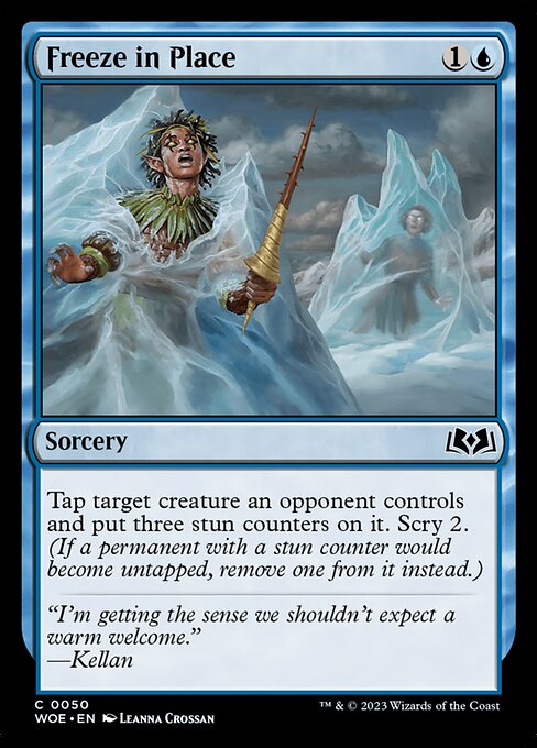 Freeze in Place - Wilds of Eldraine Common Card