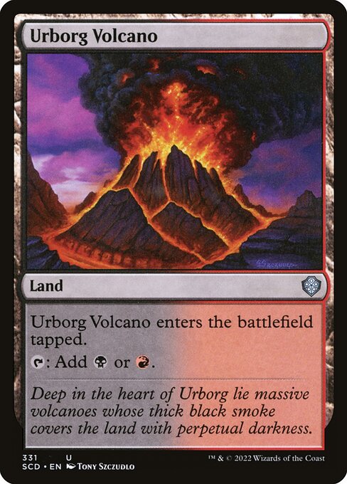Urborg Volcano - Starter Commander Decks Uncommon Card