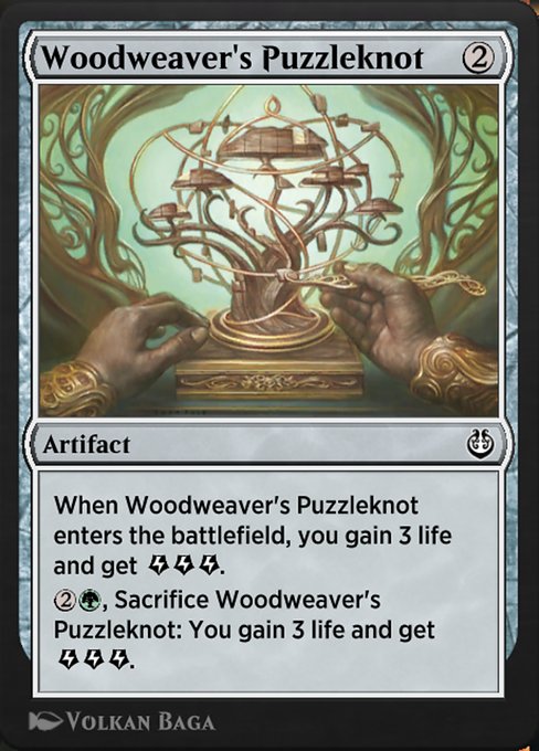 Woodweaver's Puzzleknot - Kaladesh Remastered Common Card