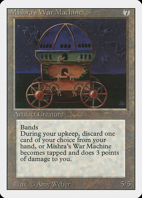 Mishra's War Machine - Revised Edition Rare Card