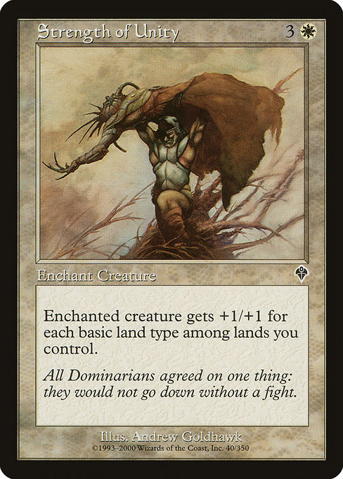 Strength of Unity - Invasion Common Card