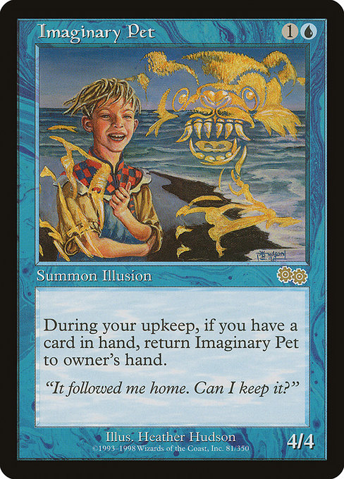 Imaginary Pet - Urza's Saga Rare Card