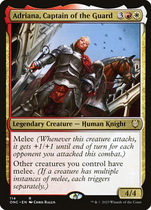 Adriana, Captain of the Guard - Phyrexia: All Will Be One Commander Rare Card