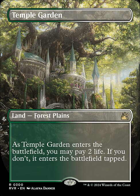 Temple Garden - Ravnica Remastered Rare Card