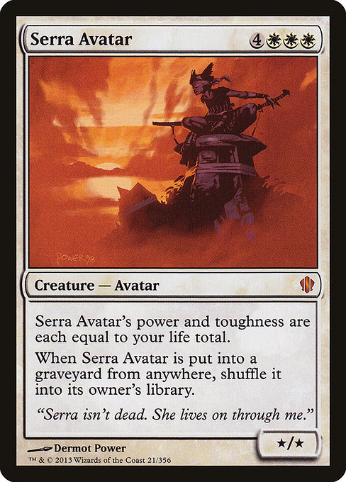 Serra Avatar - Commander 2013 Mythic Card