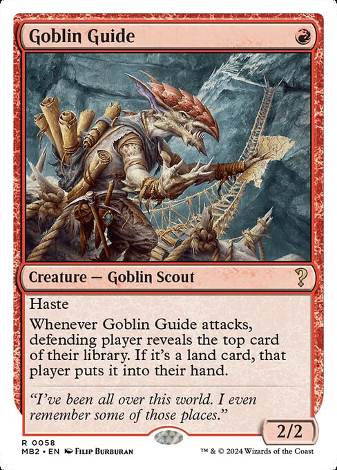 Goblin Guide - Mystery Booster 2 Rare Card