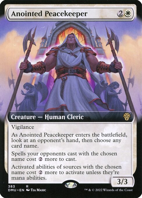 Anointed Peacekeeper - Dominaria United Rare Card
