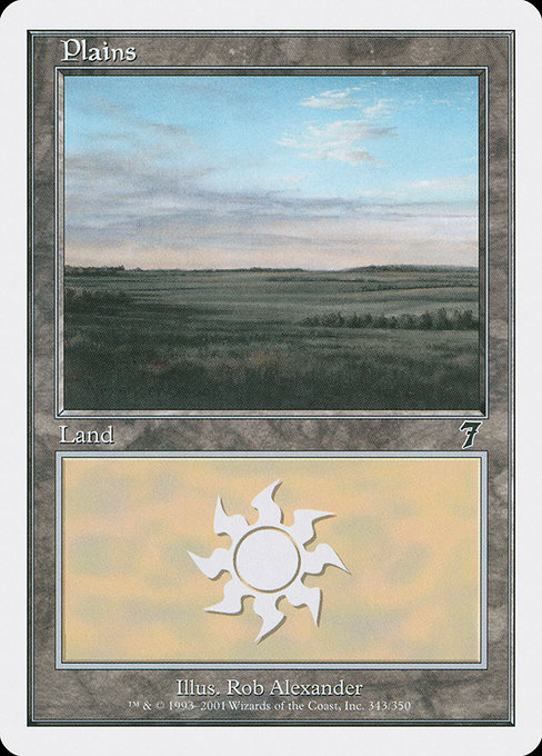 Plains - Seventh Edition Common Card
