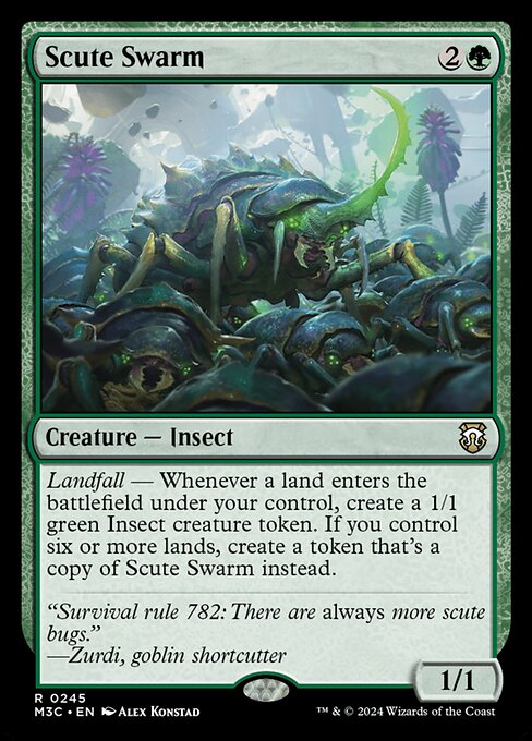 Scute Swarm - Modern Horizons 3 Commander Rare Card