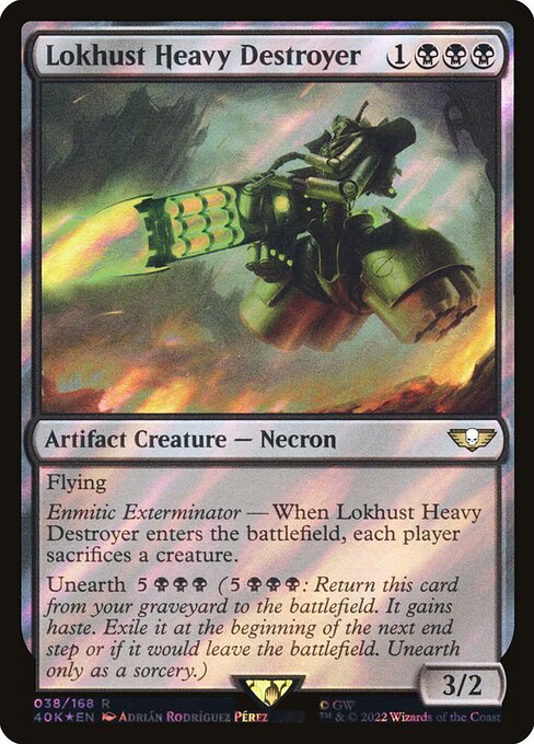 Lokhust Heavy Destroyer - Warhammer 40,000 Commander Rare Card