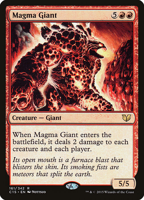 Magma Giant - Commander 2015 Rare Card