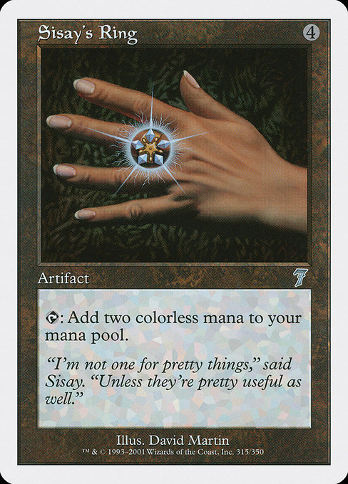 Sisay's Ring - Seventh Edition Uncommon Card