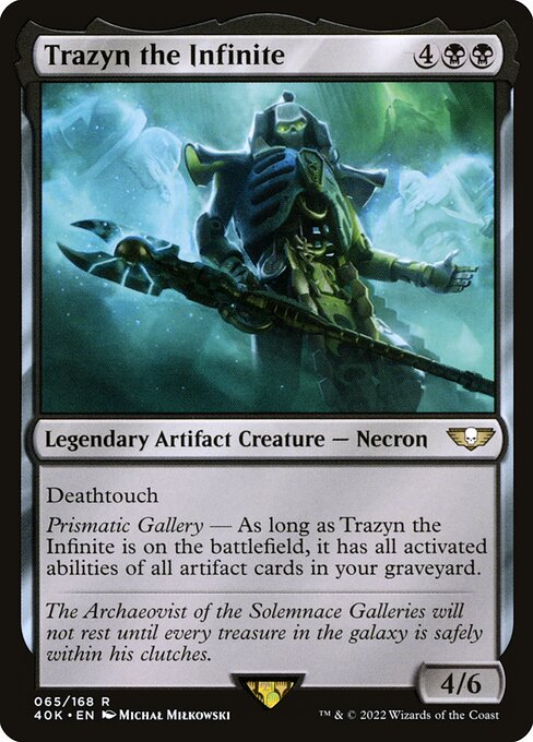 Trazyn the Infinite - Warhammer 40,000 Commander Rare Card