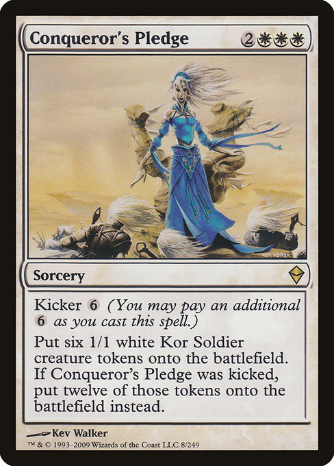 Conqueror's Pledge - Zendikar Rare Card