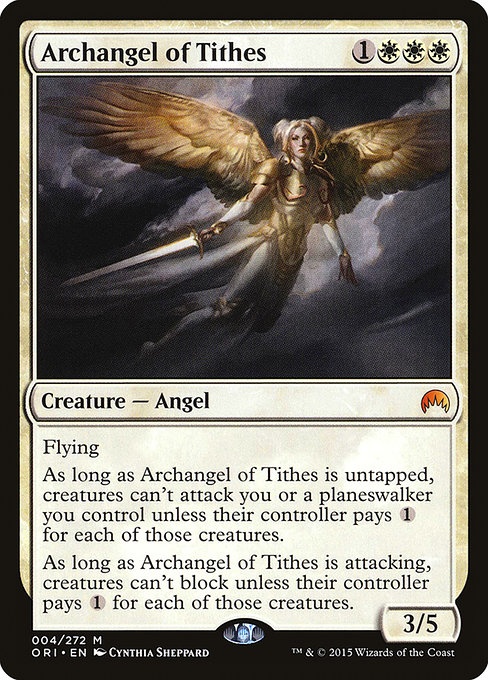 Archangel of Tithes - Magic Origins Mythic Card