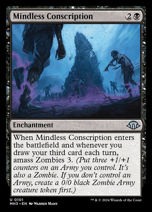 Mindless Conscription - Modern Horizons 3 Uncommon Card