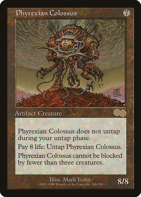 Phyrexian Colossus - Urza's Saga Rare Card