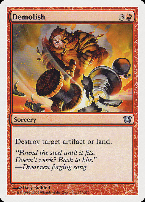 Demolish - Ninth Edition Uncommon Card