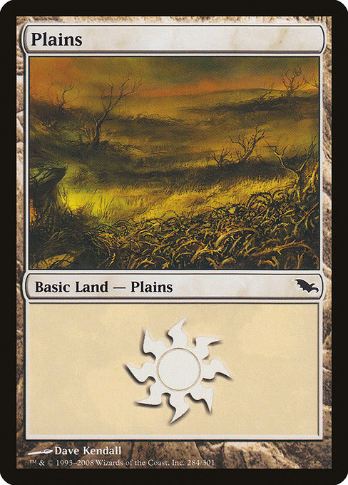 Plains - Shadowmoor Common Card