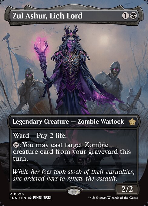 Zul Ashur, Lich Lord - Foundations Rare Card