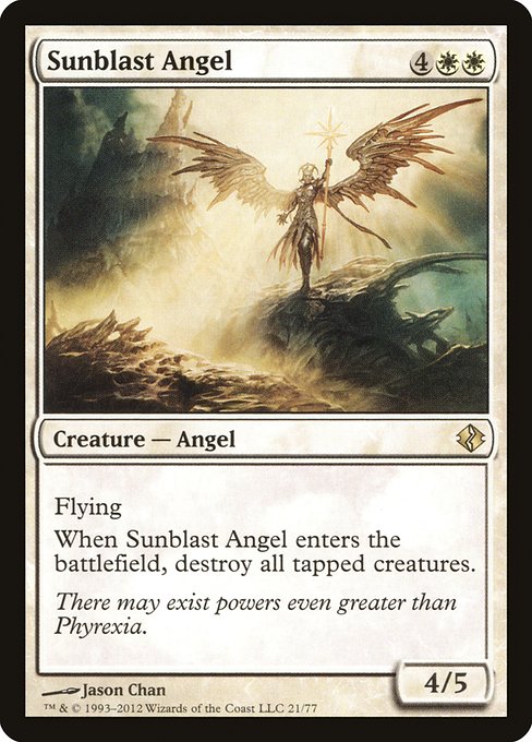 Sunblast Angel - Duel Decks: Venser vs. Koth Rare Card