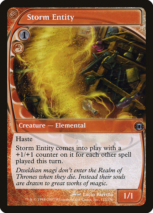 Storm Entity - Future Sight Uncommon Card
