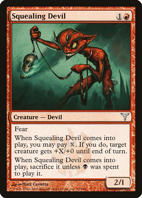 Squealing Devil - Dissension Uncommon Card