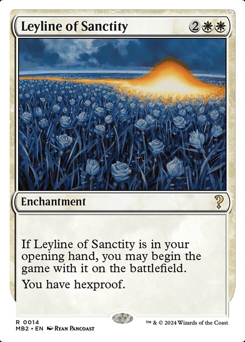 Leyline of Sanctity - Mystery Booster 2 Rare Card
