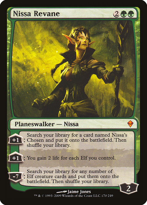 Nissa Revane - Zendikar Mythic Card