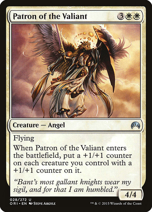 Patron of the Valiant - Magic Origins Uncommon Card