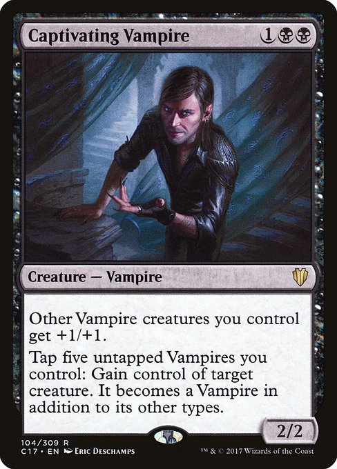 Captivating Vampire - Commander 2017 Rare Card