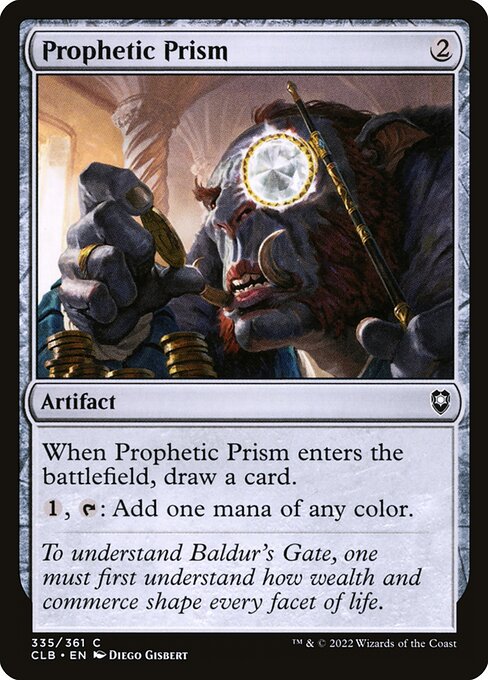 Prophetic Prism - Commander Legends: Battle for Baldur's Gate Common Card