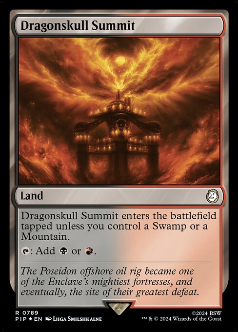 Dragonskull Summit - Fallout Rare Card