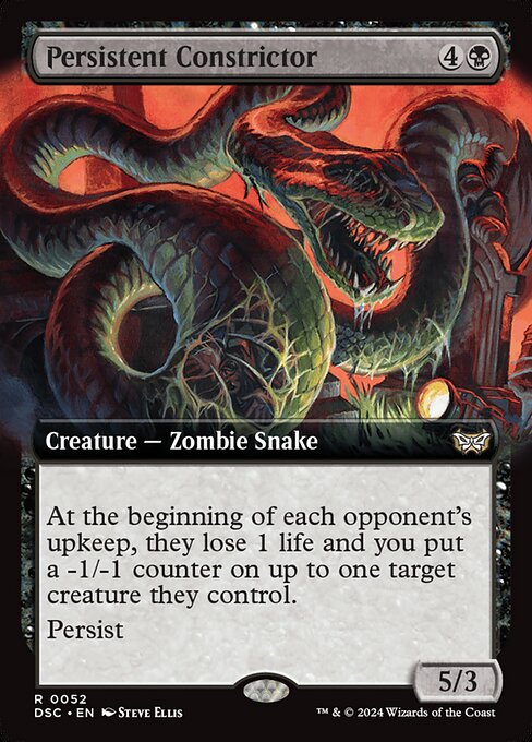 Persistent Constrictor - Duskmourn: House of Horror Commander Rare Card