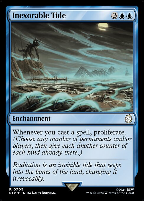 Inexorable Tide - Fallout Rare Card