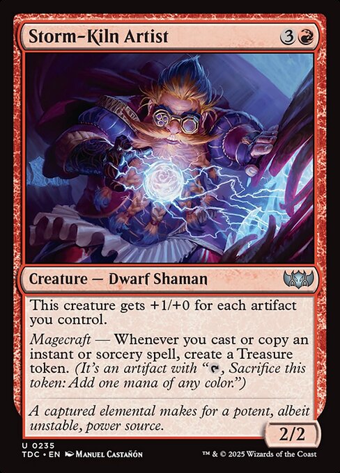 Storm-Kiln Artist - Tarkir: Dragonstorm Commander Uncommon Card