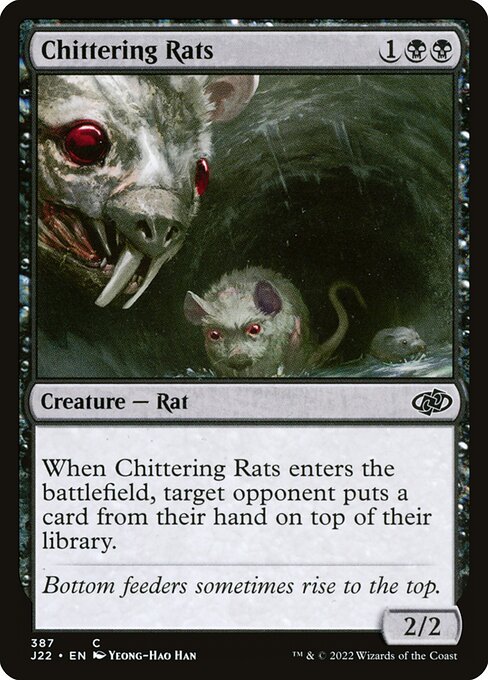 Chittering Rats - Jumpstart 2022 Common Card