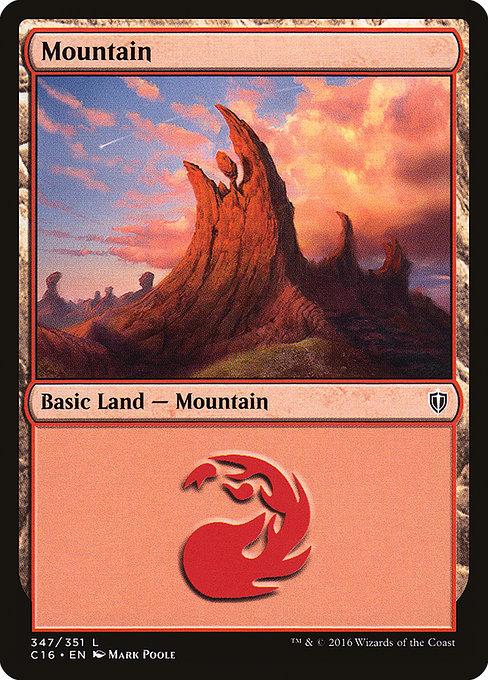 Mountain - Commander 2016 Common Card