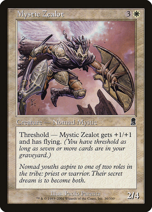 Mystic Zealot - Odyssey Common Card