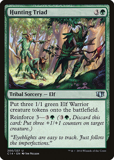 Hunting Triad - Commander 2014 Uncommon Card