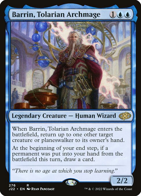 Barrin, Tolarian Archmage - Jumpstart 2022 Rare Card