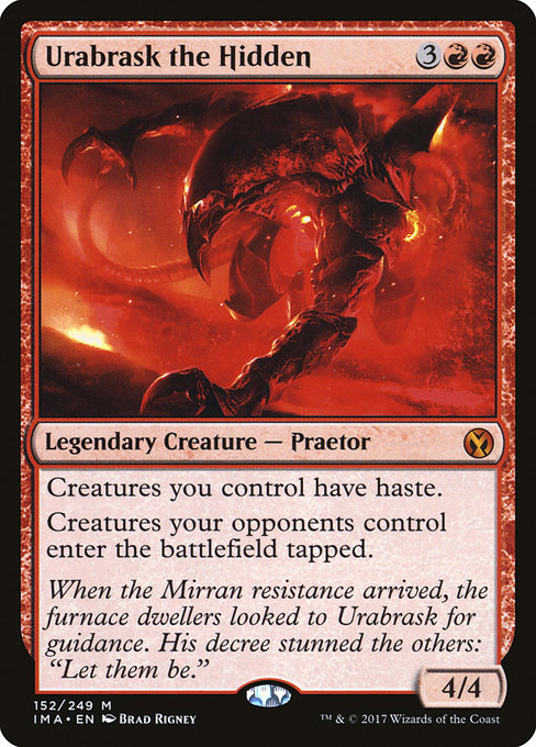 Urabrask the Hidden - Iconic Masters Mythic Card