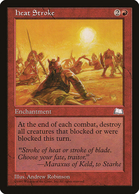 Heat Stroke - Weatherlight Rare Card
