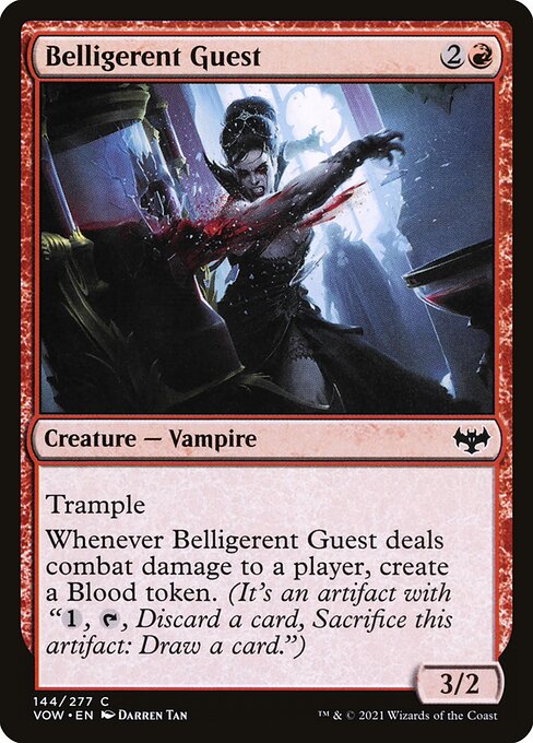 Belligerent Guest - Innistrad: Crimson Vow Common Card