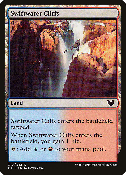 Swiftwater Cliffs - Commander 2015 Common Card