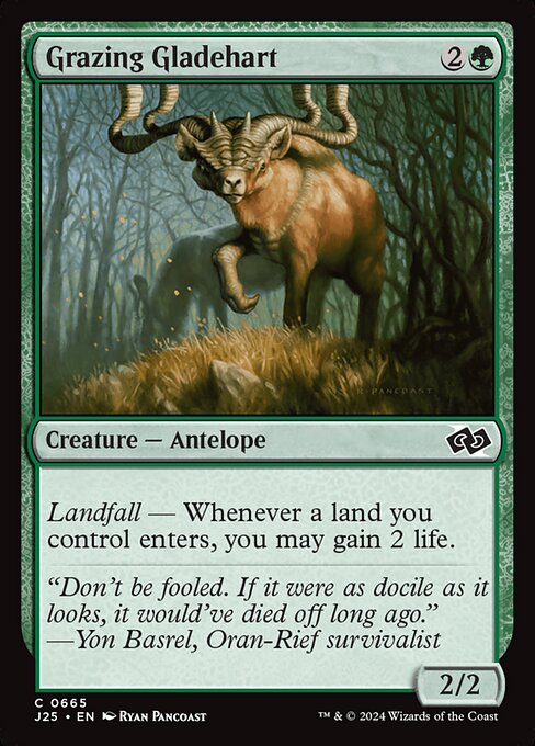 Grazing Gladehart - Foundations Jumpstart Common Card