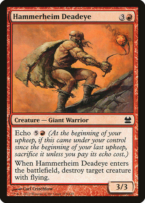 Hammerheim Deadeye - Modern Masters Common Card
