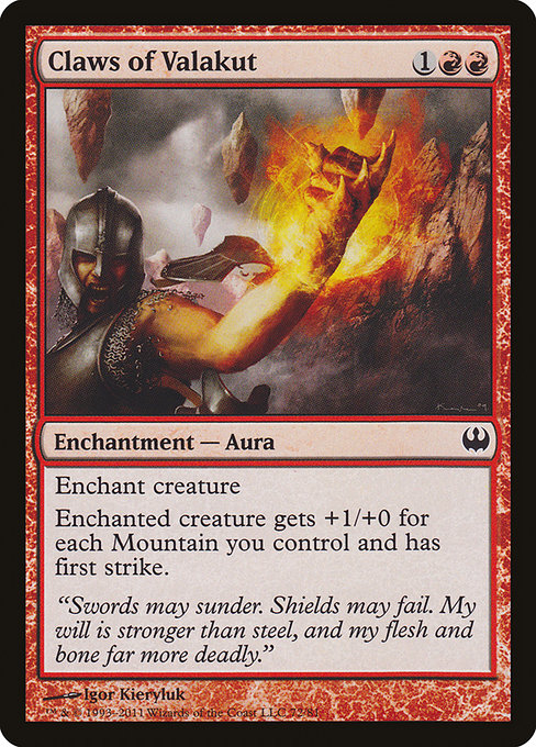 Claws of Valakut - Duel Decks: Knights vs. Dragons Common Card