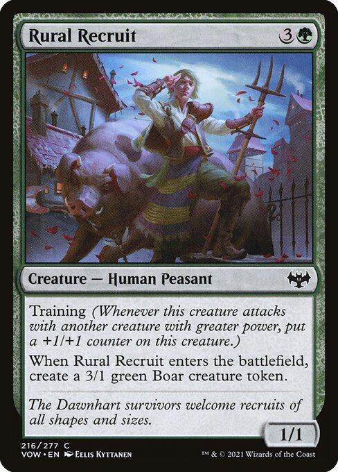 Rural Recruit - Innistrad: Crimson Vow Common Card